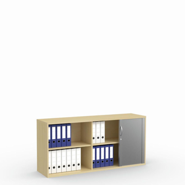 Deskin Rollladenschrank Multi M pro, Buchedekor, B 1600 x H 780 x T 420 mm, 278092