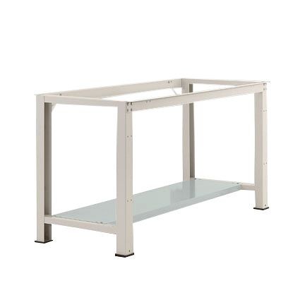 Manuflex Zwischenboden für PROFI Standard Einzelwerkbänke BxT 1500 x 700 mm, BxTxH = 1438 x 370 x 50 mm, Lichtgrau, ZB3602.7035