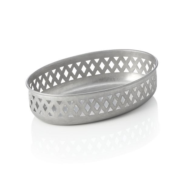 WAS Brotschale STEEL & STYLE VINTAGE, 22 x 15 x 5,5 cm, Chromnickelstahl, 2048022