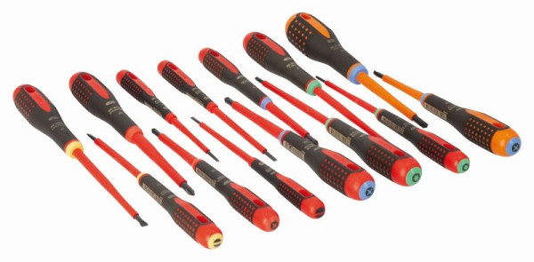 Bahco Ergo™-Schraubendreher-Satz, isoliert, 14-teilig, BE-9876S