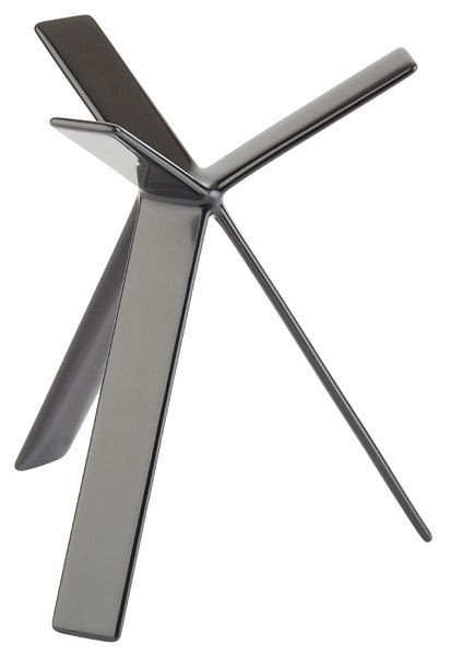 APS Buffetständer -STAR-, Höhe: 18 cm, Metall, schwarz ummantelt, mit Antirutschgummierung, 33262