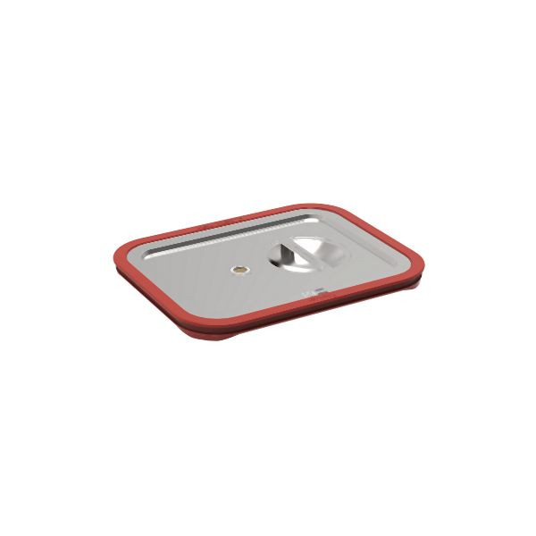 Rieber GN-Deckel 1/2 mit Fresh-Membran, Edelstahl, 84011031