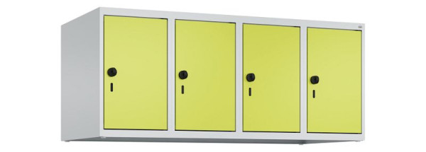 C+P Schrankaufsatz Classic PLUS, Aufsatzschrank, 7035/0024, Drehriegel, 500x1200x500mm, 4 Abteile, 080090-40 S10010