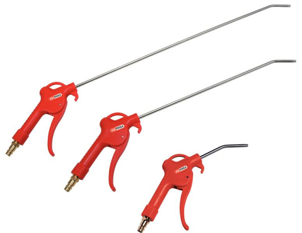 KS Tools Druckluft-Ausblaspistolen-Satz, 3-teilig, 95-510 mm, 515.1921