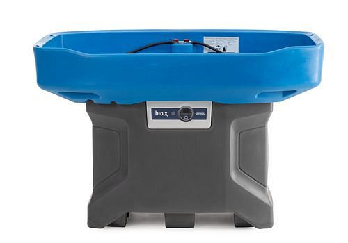 DENIOS Teilewaschgerät biohne x C100 XL, Komplettset mit Waschtisch und Erstbefüllung, 274178