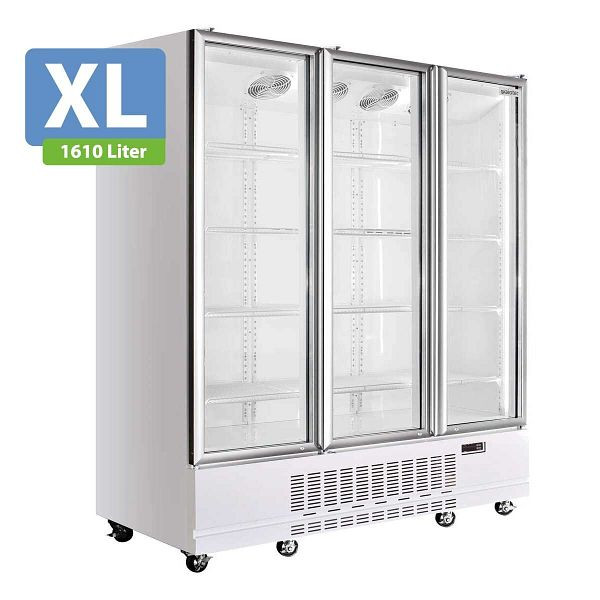 Vaiotec TOPLINE Getränkekühlschrank 3 Türen / 1610 Liter XL, "weiß", 1919 x 742 mm, 12723