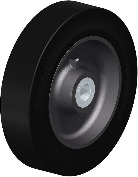 Blickle GEV 610/60K Rad aus Elastik-Vollgummi, Schwarz, 756272