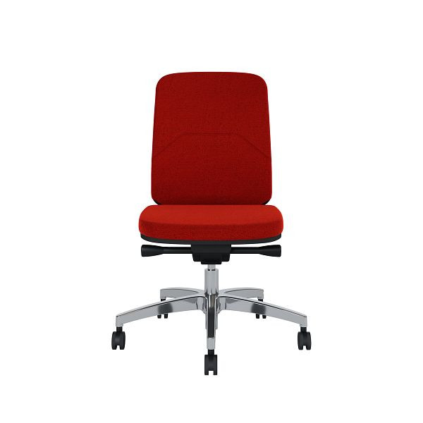 Bisley Bürodrehstuhl Bali, Gepolsterte Rückenlehne Aluminiumfußkreuz, TN9404 tomato red, BALIAGTN9404