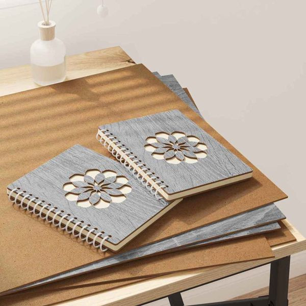 vidaXL Dekoplatten 50 pcs Grau Sonoma 40 x 60 x 0.3 cm Holzwerkstoff, 885610