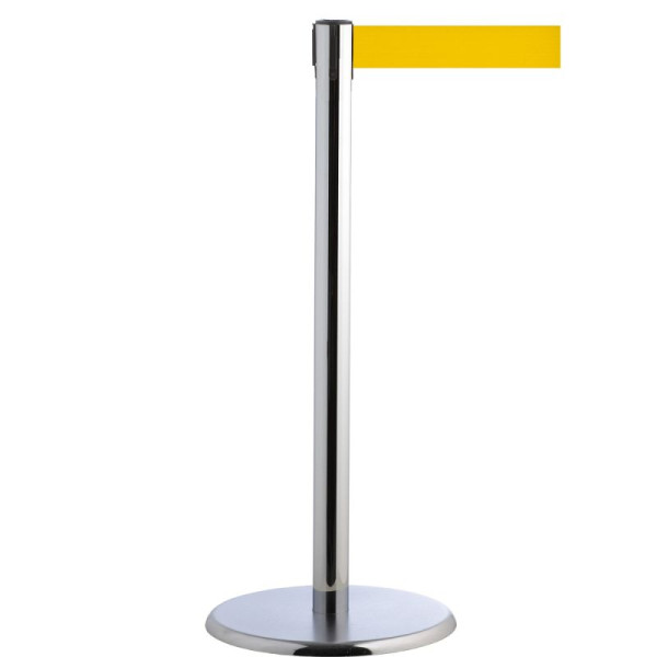 Stein HGS Personenleitsystem -P-LINE Future-, Metall/ verchromt, signalgelb, mit magnetischem Gurtendstück, 12797-1204