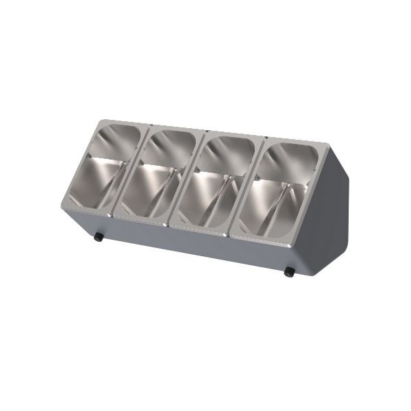 Rieber Besteckkasten Thekenaufsteller 1-teilig Kunststoff, 79010101