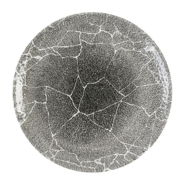Churchill Studio Prints Kintsugi Quartz Black Coupe-Teller, 288 mm, (12 Stück), DX804