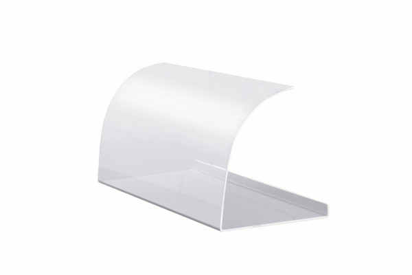 Schneider Thekenaufsteller für hygienischen Schutz/Spuckschutz, Material Acryl 4 mm, Abmessung: 610 x 290 x 300 mm, 172430