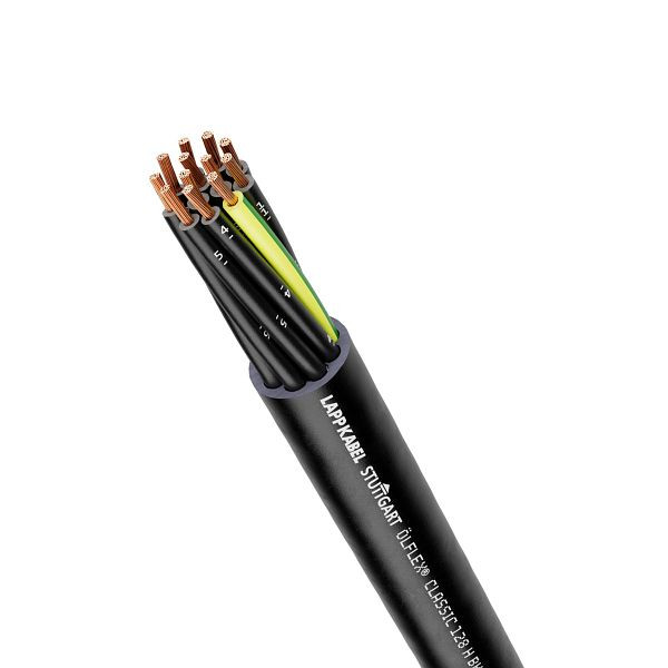 LAPP Steuerleitung ÖLFLEX® CLASSIC 128 H, schwarz 0,6/1 KV 2X1, VE: 100 Meter, 1123520/100