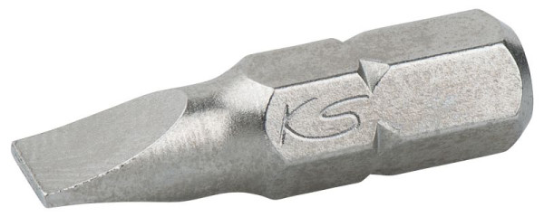 KS Tools 1/4" Bit Schlitz, 25mm, 7mm, 911.3307, 4042146550991