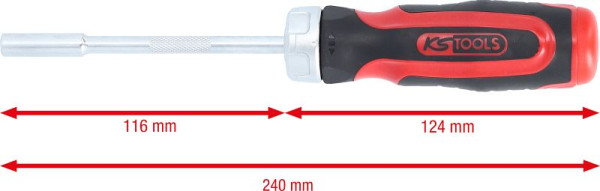 KS Tools 12 in 1 Ratschen-Bit-Schraubendreher, 159.2035
