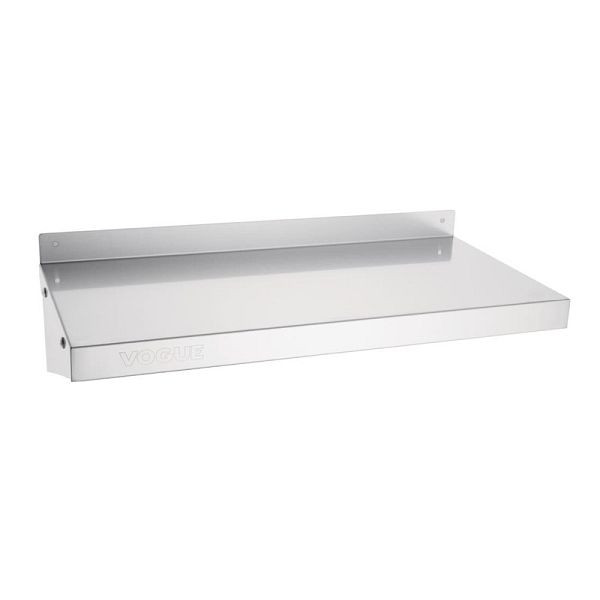 Vogue Edelstahl-Wandregal 60cm, inklusive Wandbefestigung, Y749