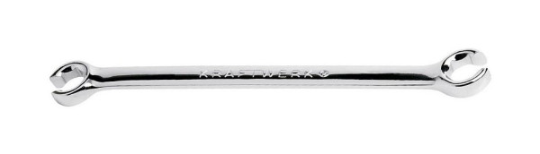 Kraftwerk Offener Doppelring-/Bremsleitungsschlüssel, voll poliert 13 x 14 mm, 3580-02