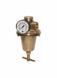 Riegler Druckregler (Membrandruckregler aus Messing ohne Sekundärentlüftung, inkl. Manometer, speziell für Wasser), 101311