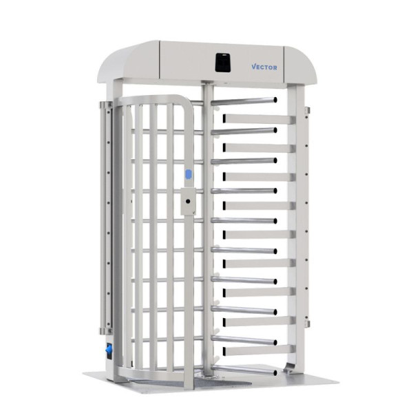 STEIN HGS V-Turnstile, 600 mm, Gesamthöhe 2370 mm, rein mechanisch, aus Stahlplatte, 80624.0008