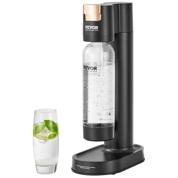 VEVOR Sprudelwassergerät, mit BPA-freier 1-Liter-PET-Flasche, SDSJBHQP1L1WX2UKJV0
