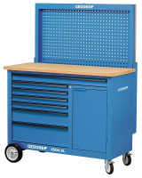 Vorschau: GEDORE Rollwerkbank 1,25 m breit mit 7 Schubladen, 1988468 Vorschau: GEDORE Rollwerkbank 1,25 m breit mit 7 Schubladen, 1988468
