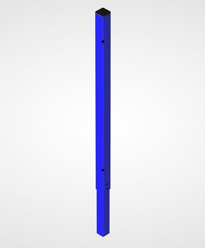 TTS Trennwandsystem 9200, Eck- und Aufsatzpfosten, ultramarinblau, 285243