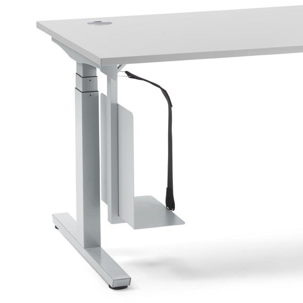 Deskin CPU Halter, Alusilber RAL 9006, 350 x 200 x 563 mm, 263115