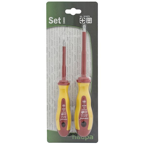 Haupa Set Schraubendreher PZ/FL1 + 2, 101879, 4011923547851
