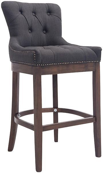 CLP Barhocker Lakewood Stoff, Antik, dunkelgrau, 101205756