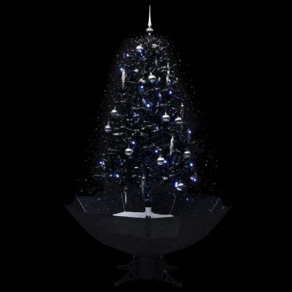 vidaXL Schneiender Weihnachtsbaum mit Schirmfuß Schwarz 170 cm PVC 289933 günstig versandkostenfrei online kaufen: große Auswahl günstige Preise