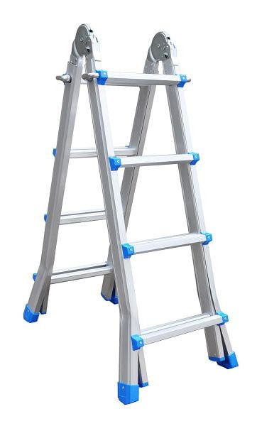 VaGo-Tools Teleskopleiter Stehleiter Mehrzweckleiter Alu Leiter Klappleiter 4 x 4, AL-XT-404_av