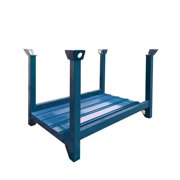 Eichinger Industrie Lagergestell mit Boden, ohne Wände, 1500 kg, LxBxH 1000x800x750 mm, enzianblau, 13230100000097