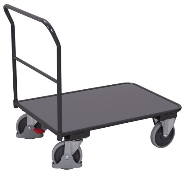 VARIOfit Schiebebügelwagen, Ladefläche: 850 x 495 mm, RAL 7016 anthrazitgrau, sw-500.103/AG