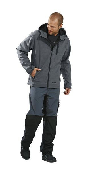 Planam Outdoor Cube Softshelljacke, schiefer, Größe XXXL, 3701064