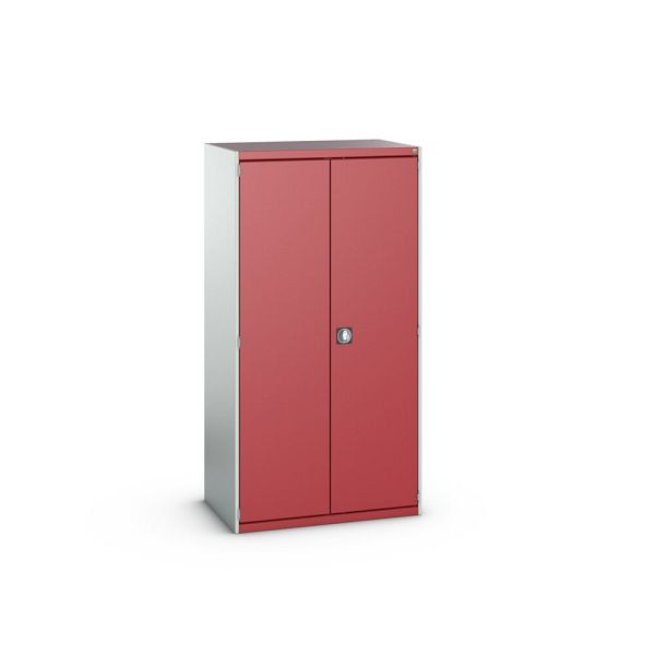 bott cubio Flügeltürschrank, BxTxH: 1050x400x2000mm, RAL 7035/3004, Purpurrot, 40005011.24V