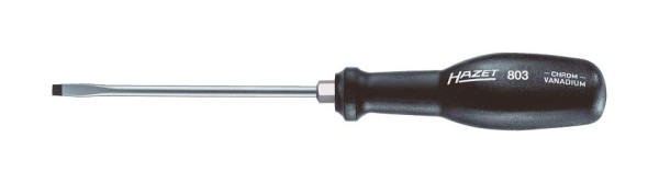 Hazet Schraubendreher trinamic, Schlitz Profil, 1 x 5.5 mm, Rundklinge, Oberfläche: verchromt, Abmessungen / Länge: 235 mm, 803S-55