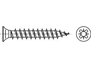 ART 88094 SPAX-Schrauben, Stahl 3 x 10/ 7 -Z WIROX, kl. SEKO galvanisch verzinkt VE=S (1000 Stück)