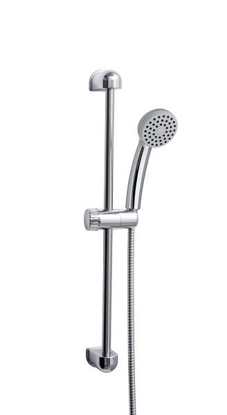 Sanotechnik Brauseset chrom Handbrause 7,1cm; Schlauch; Stange Edelstahl, AS787K