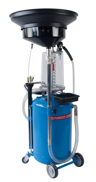 Rapid Altölabsauger, mit Kontrollbehälter, Behältervakuum, Druckentleerung, 51 019