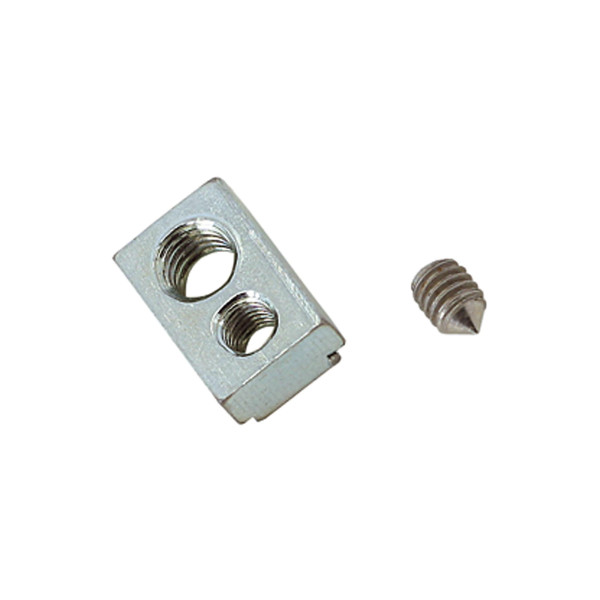Metal Work Gewindeplatte für die T-Nut, für Kompakt-/Normzylinder, M3/M4, 125522