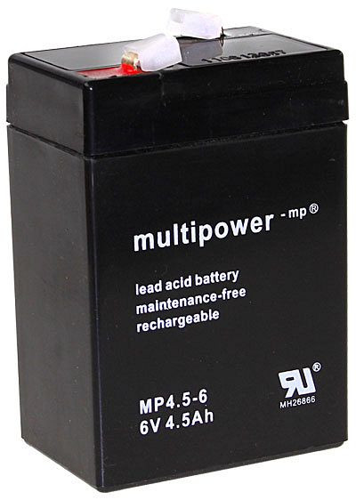 AGI Original MULTIPOWER Akku kompatibel mit KOMPERNAß LERVIA, 95398
