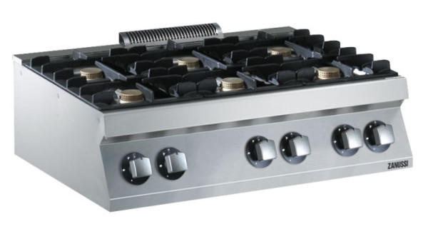 ZANUSSI Gasherd GH7 / 6FLT, Tischgerät, Erdgas-Düsen, 406372004
