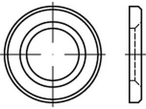 Scheiben EN 14399 -6 Stahl 12 Scheiben feuerverzinkt -AF- VE=S