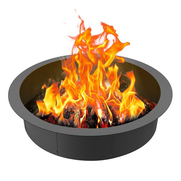 VEVOR Feuerstelle Feuering Feuerschale Lagerfeuer Metall 1143mm Garten Terrasse, YXHH25MM39INTCYI8V0