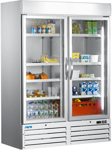 Saro Kühlschrank mit Glastür, 2-türig - weiß Modell G 920, 323-4165