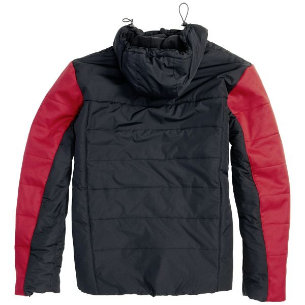 Korsar High-Q Winter-Kapuzenjacke poppyrot-schwarz in Größe 3XL, 3370962834