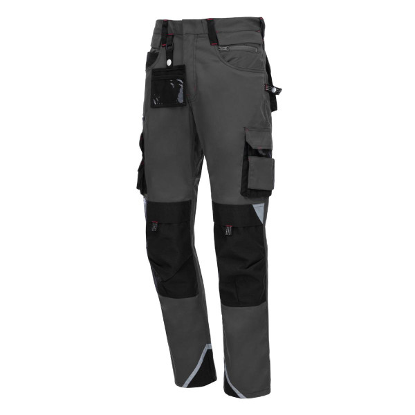 NITRAS MOTION TEX PRO FX, Arbeitshose, lang, Größe: 106, Farbe: grau, VE: 10 Stück, 7712-106