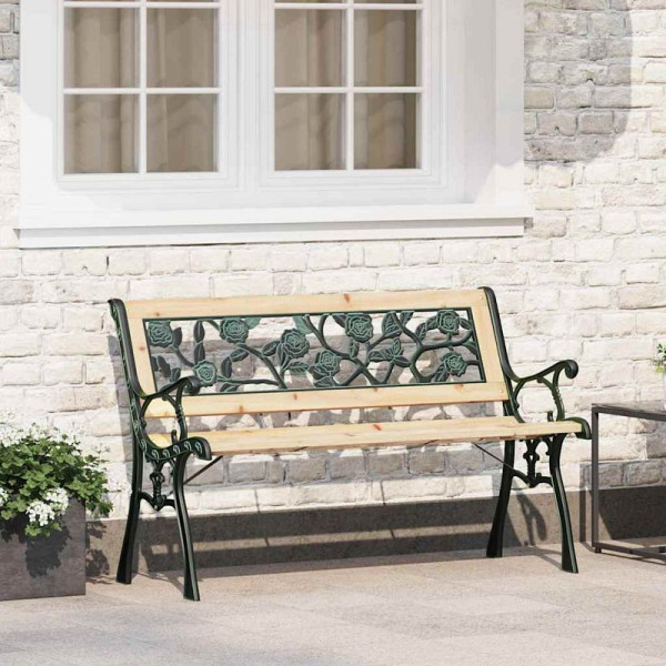 vidaXL Bank Braun 116 x 54 x 73cm Holz, 319570, 8721158856630