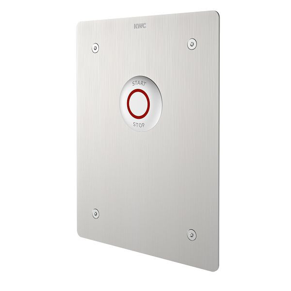 KWC Durchgangsventil, F5, elektronisch gesteuert, ohne Mischung, UP, Fertigbauset, Spezialschrauben, 24 VDC, 2030068174